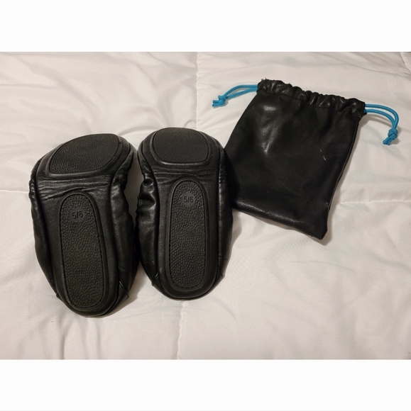 Foldable flats black size 5/6 tab sox - Picture 8 of 14